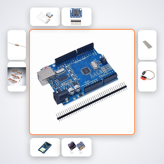 Motion Activated Data Logger Kit with Arduino Uno + LED