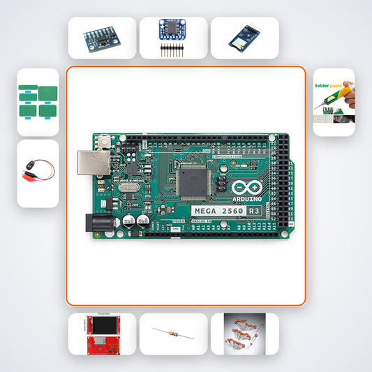 Multi-Axis Vibration Waterfall Kit with Arduino Mega
