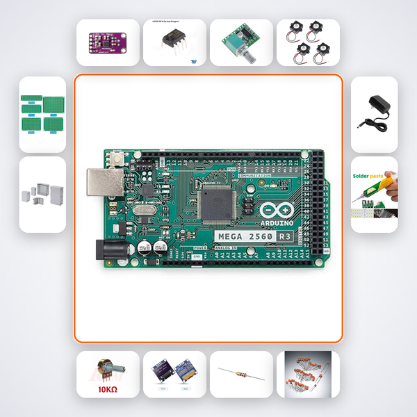 Multi-Channel Audio Mixer Kit with Arduino Mega + LED