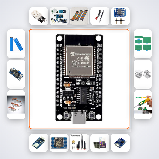 Multi-Crop Yield Prediction Edge Node Kit with ESP32 + DHT22