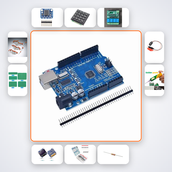 Multi-Layer Authentication Keypad Variant 23 Kit with Arduino Uno + Relay
