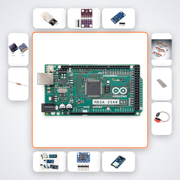 Multi-Sensor Science Data Logger Kit with Arduino Mega + DHT22