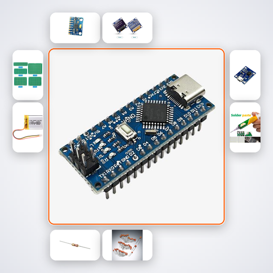 Nano Motion Detector Badge Kit with Arduino Nano + MPU6050