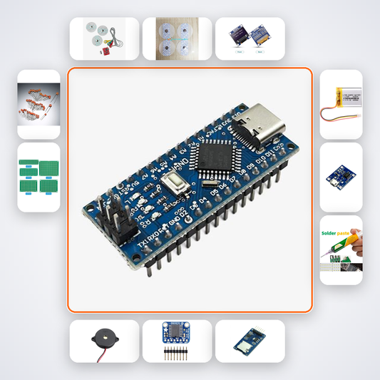 Nano Open Source Pacemaker Sim Kit with Arduino Nano + LED