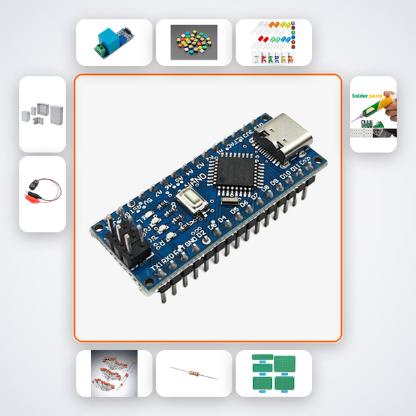 Nano Wireless MIDI Foot Pedal Kit with Arduino Nano + NRF24