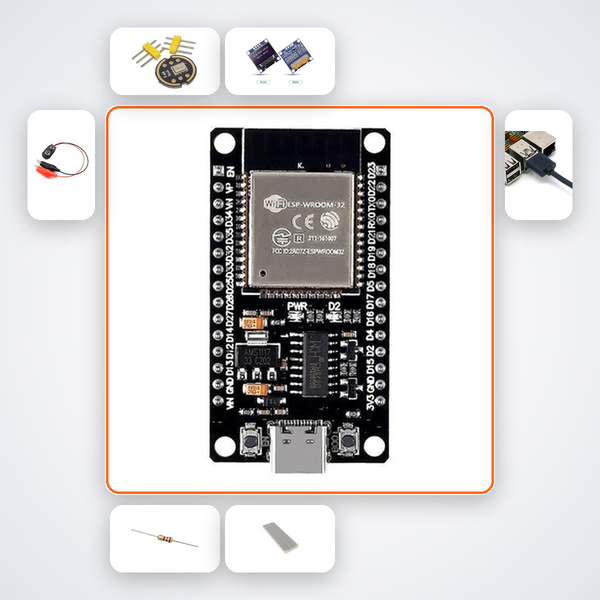 Noise Pollution Logger Pro Kit with ESP32 + LED