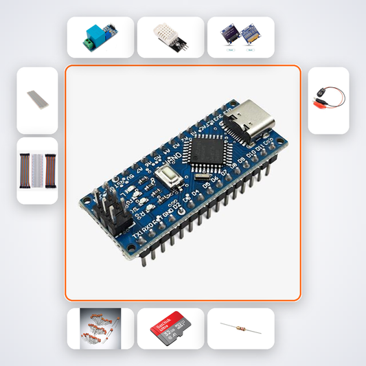 NRF24L01 Wireless Temperature Kit with Arduino Nano + NRF24