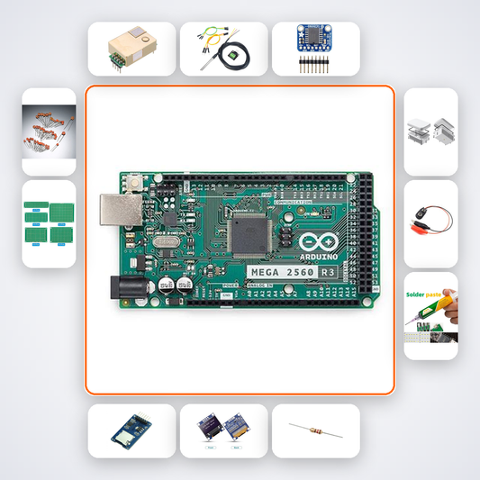 Office CO2 Tracker Kit with Arduino Mega + LED