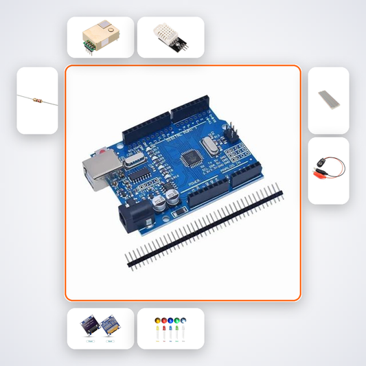Office CO2 Tracker Pro Kit with Arduino Uno + DHT22