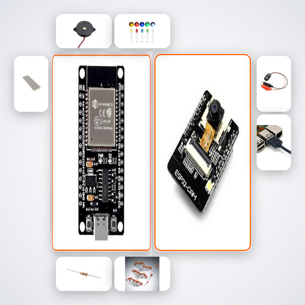 Offline Face Detection Door Buzzer Kit with ESP32 + Camera