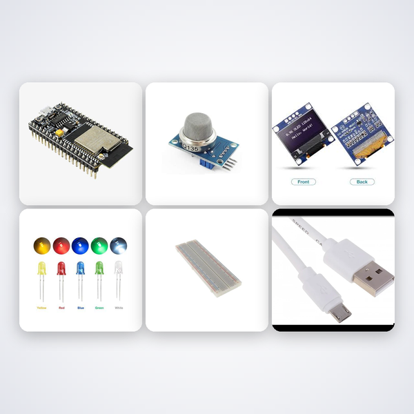 On-Device Air Quality Anomaly Alert Kit with ESP32 + Sensor