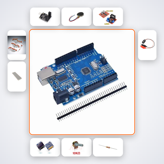 Optical Encoder Speed Sensor Kit Kit with Arduino Uno + Sensor