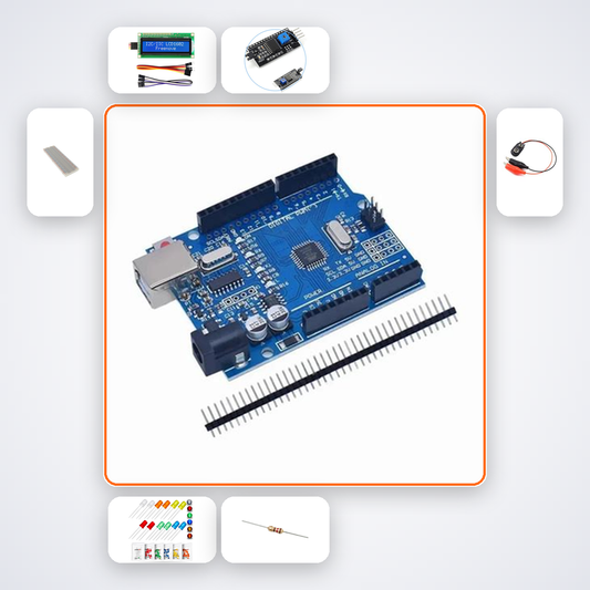 Oscilloscope Probe Calibrator Kit with Arduino Uno + LED