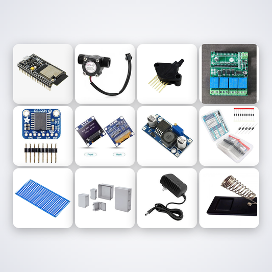 Oxygen Therapy Flow Controller Kit with ESP32 + Sensor