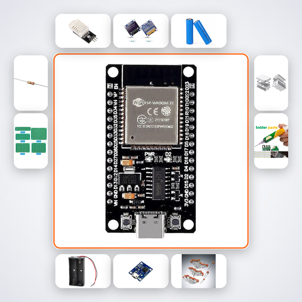 P2P Encrypted Sensor Mesh Kit with ESP32 + DHT22