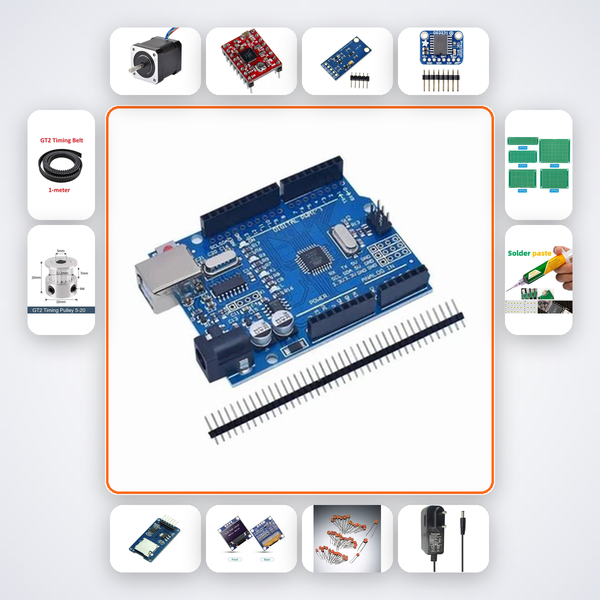 Panoramic Sky Time-Lapse Controller Variant 34 Kit with Arduino Uno