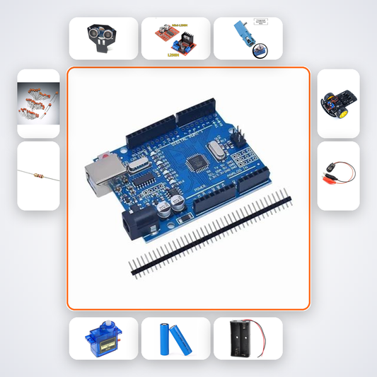 Parking Distance Sensor Kit with Arduino Mega + Encoder