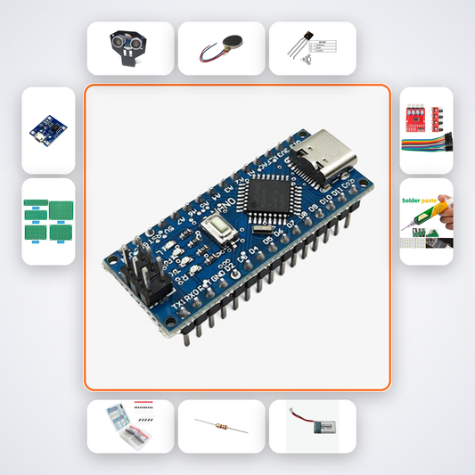 Parking Distance Sensor Kit with Arduino Nano + Ultrasonic