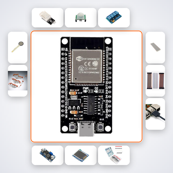 Pet Activity Monitor Advanced Kit with ESP32 + DHT22