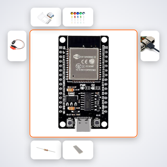 Pet Activity Monitor Kit with ESP32 + LED