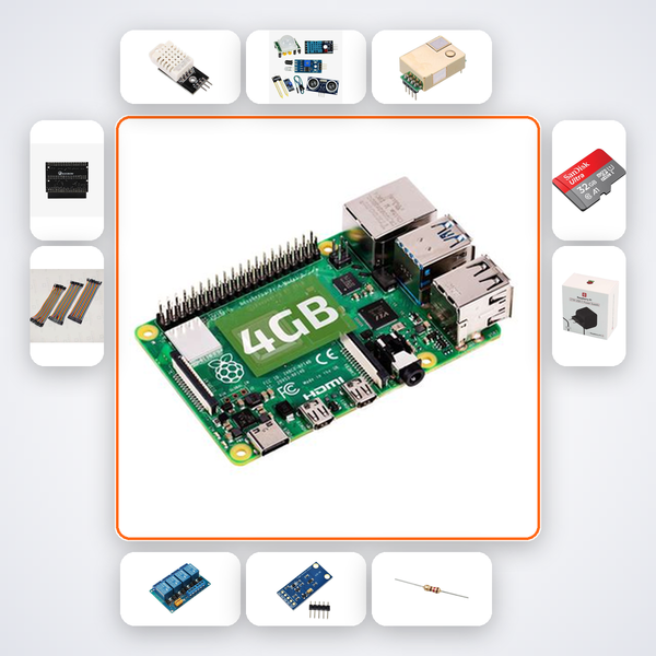 Pi 4 Automated Greenhouse Controller Kit with Raspberry Pi 4 + DHT22