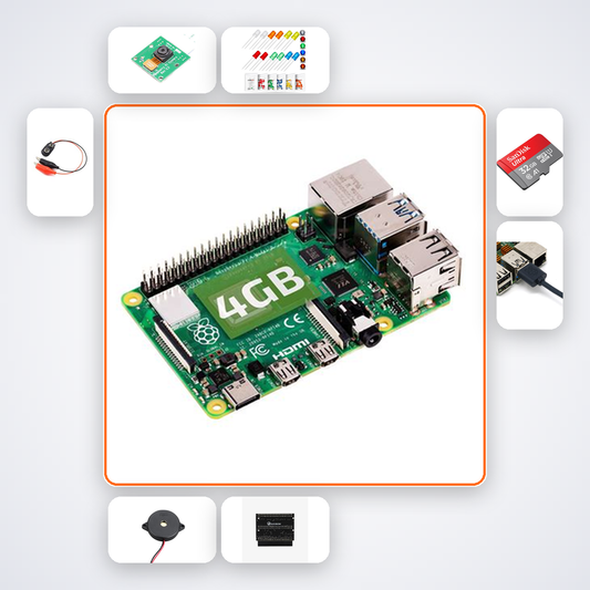 Pi 4 Biometric Attendance System Kit with Raspberry Pi 4 + Camera