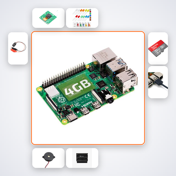 Pi 4 Biometric Attendance System Kit with Raspberry Pi 4 + Camera