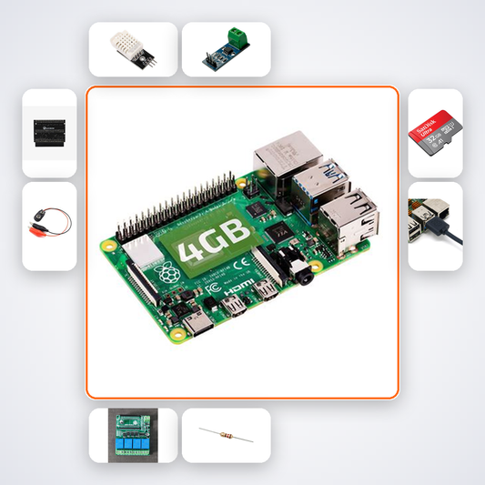 Pi 4 Digital Twin Sensor Shadow Kit with Raspberry Pi 4 + DHT22