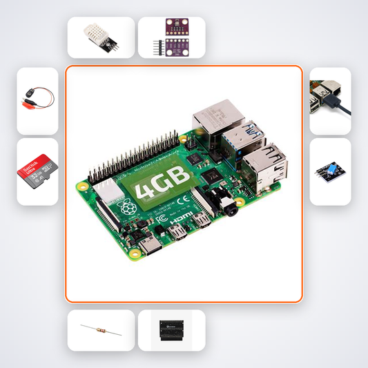 Pi 4 Federated MQTT Sensor Mesh Kit with Raspberry Pi 4 + DHT22