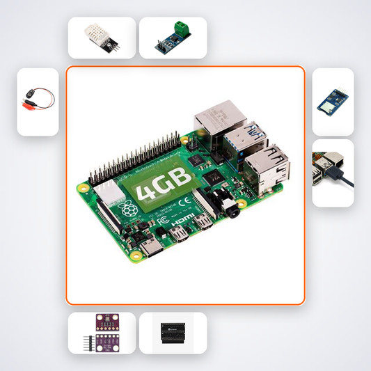 Pi 4 Grafana Live Sensor Analytics Kit with Raspberry Pi 4 + DHT22