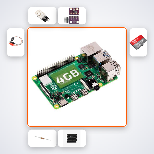 Pi 4 InfluxDB Grafana Monitor Kit with Raspberry Pi 4 + DHT22