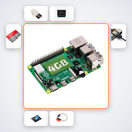 Pi 4 Kubernetes Sensor Cluster Kit with Raspberry Pi 4 + DHT22