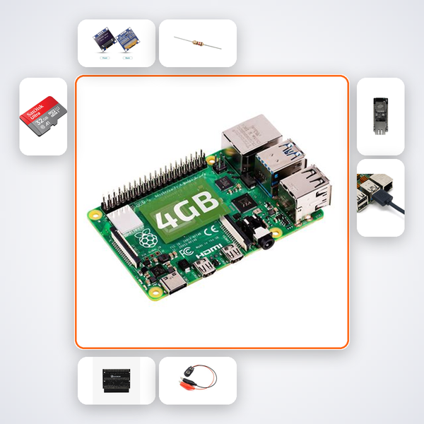 Pi 4 Network Ad Blocker Pi-hole Kit with Raspberry Pi 4 + LED