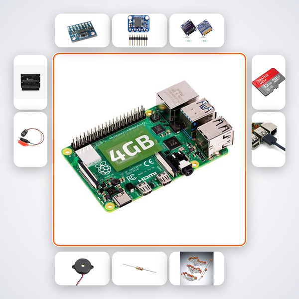 Pi 5 Edge AI Anomaly Detection Kit with Raspberry Pi 5 + LED