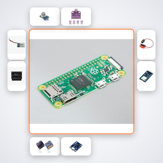 Pi Zero W Air Quality Badge Kit with Raspberry Pi Zero + Sensor