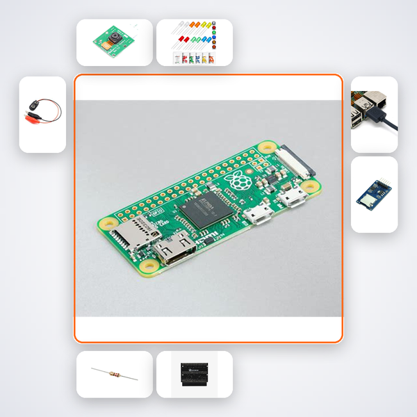 Pi Zero W PiCamera Motion Detector Kit with Raspberry Pi Zero + Camera