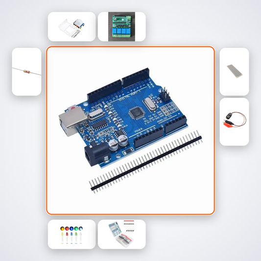 PIR Staircase Light Kit with Arduino Uno + Relay