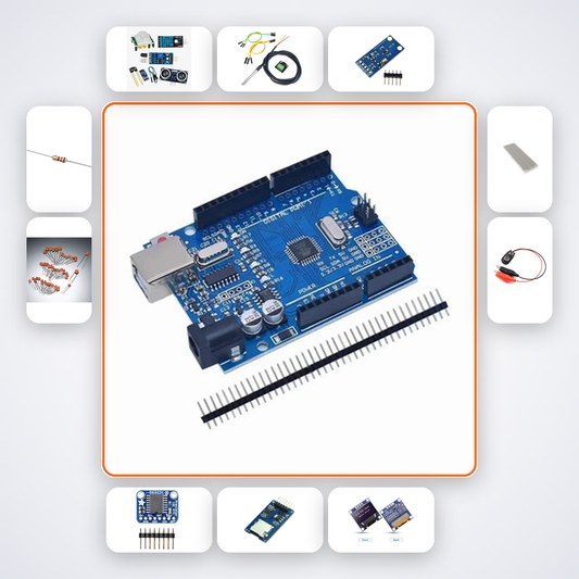 Plant Growth Data Logger Kit with Arduino Uno + Sensor