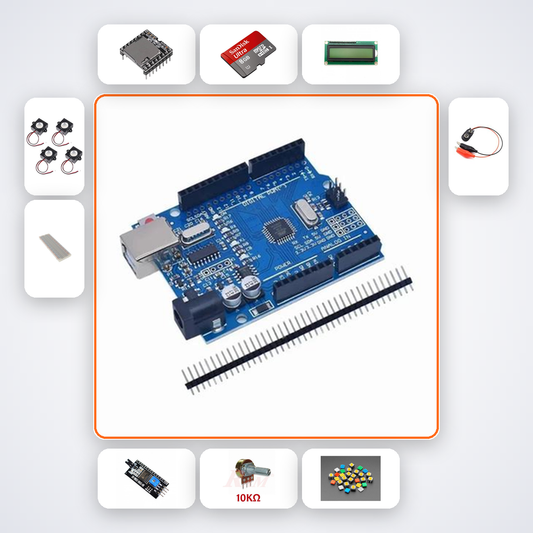 Polyphonic Ringtone Player Variant 2 Kit with Arduino Uno