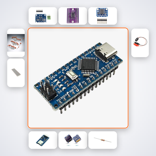 Portable Solar Generator Monitor Kit with Arduino Nano + LED