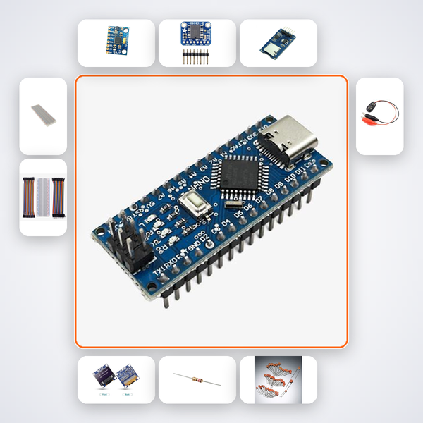 Posture Score Logger Kit with Arduino Nano + MPU6050