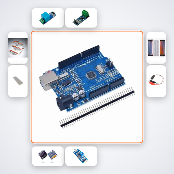 Power Factor Meter Kit with Arduino Uno + LED