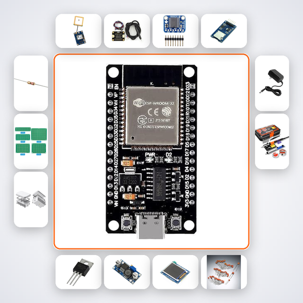Precision Fertiliser Spreader Controller Kit with ESP32 + LED