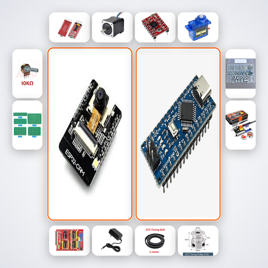 Precision Linear Positioner Kit with ESP32 + Stepper Motor