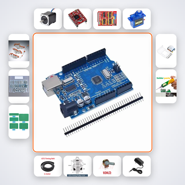Programmable Plotter Drawing Robot Variant 10 Kit with Arduino Uno