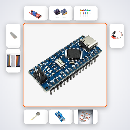 Pulse Rate Display Wristband Kit with Arduino Nano + Sensor