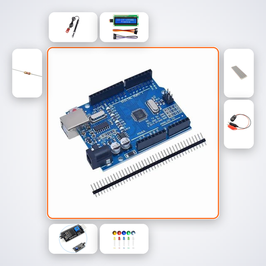 Rain Sensor Starter Kit Kit with Arduino Uno + Sensor