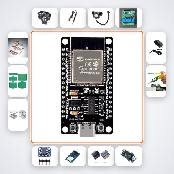 Rainwater Harvesting Controller Kit with ESP32 + Ultrasonic Smart 2