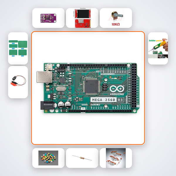 Real-Time Oscilloscope on 2.4in TFT Kit with Arduino Mega