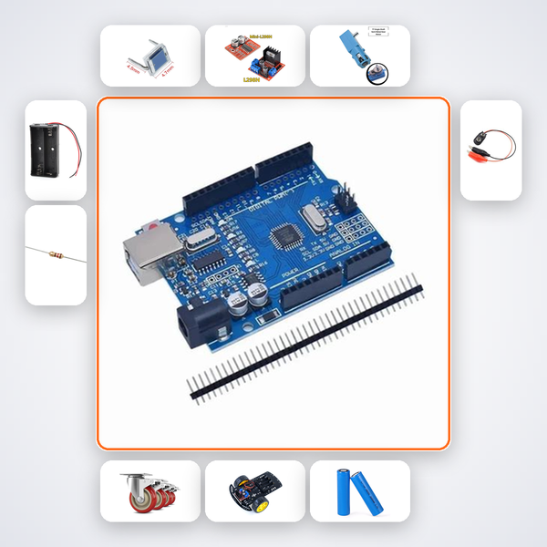 RC Car Kit with Arduino Uno + IR Receiver
